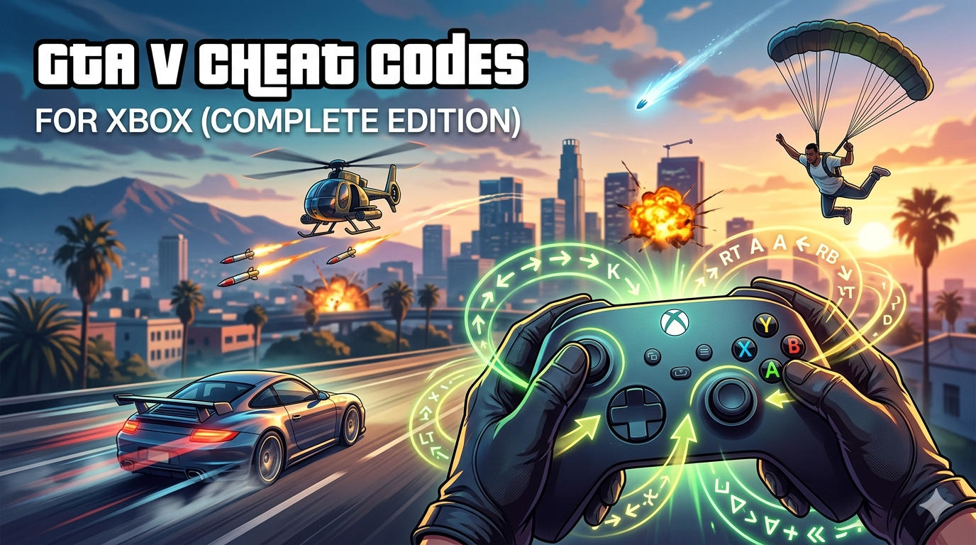 GTA 5 Cheat Codes for Xbox