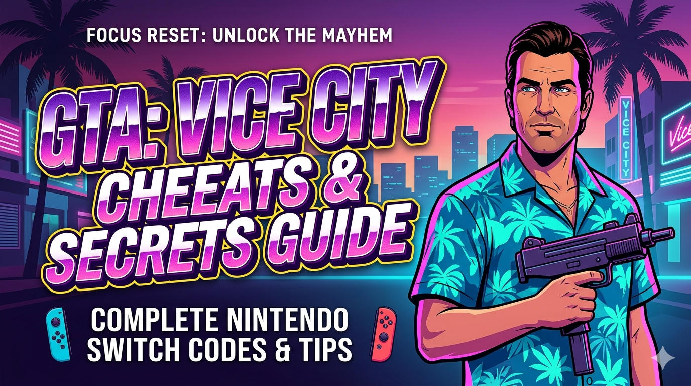 Vice City Cheats & Tips Guide (Nintendo Switch)
