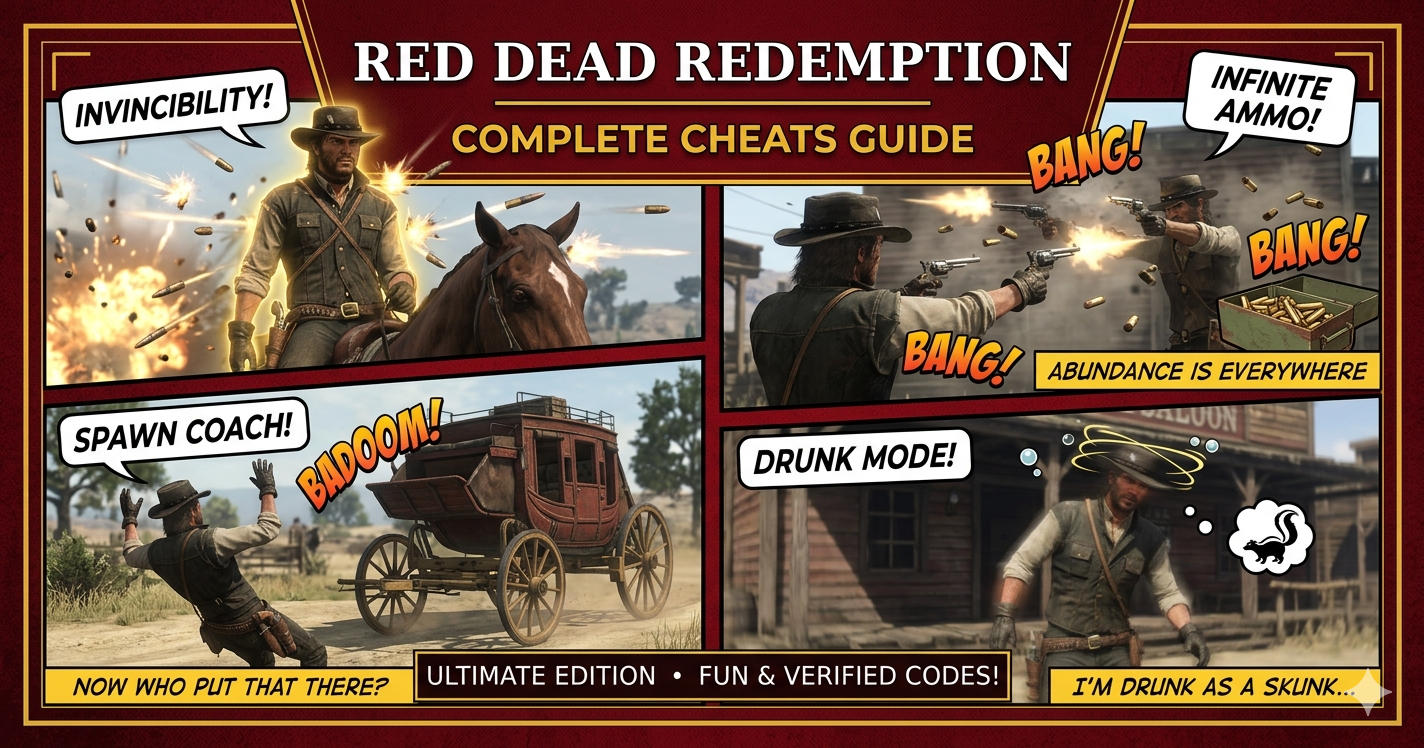 RDR1 Cheat Codes: Complete List & Explanates Guide