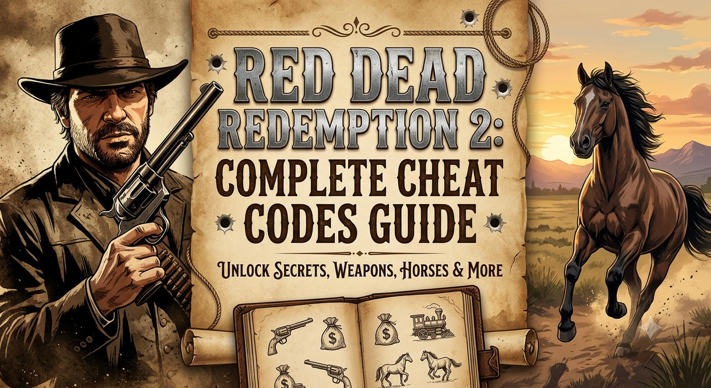 Red Dead Redemption 2 Cheat Codes for PC 
