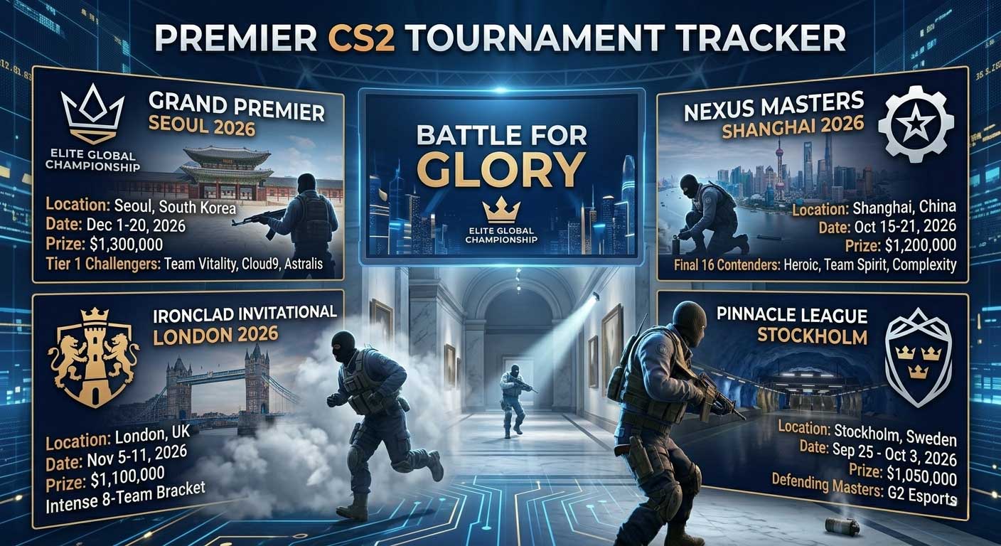 CS2 The Biggest Upcoming Tournaments